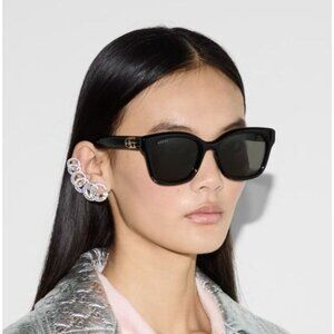 NEW GUCCI SUNGLASSES BLACK WOMEN EYEWEAR GUCCI GG1830SK 001